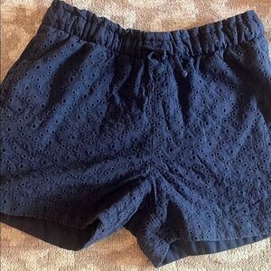 Navy Girls Shorts
